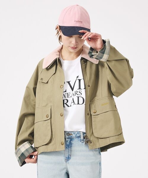 Rouge vif la cle / ルージュ・ヴィフ ラクレ ブルゾン | 【Barbour/バブアー】CROPPED BEADNELL  JACKET/バ | 詳細16