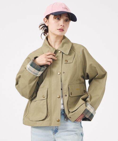 Rouge vif la cle / ルージュ・ヴィフ ラクレ ブルゾン | 【Barbour/バブアー】CROPPED BEADNELL  JACKET/バ | 詳細17