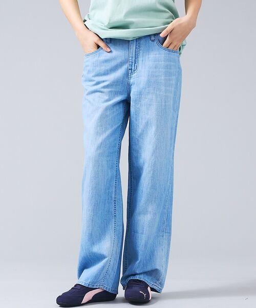 Rouge vif la cle / ルージュ・ヴィフ ラクレ デニムパンツ | 【Healthy denim / ヘルシーデニム】Healthy:Breezy（ライトブルー）