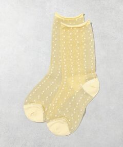 Rouge vif la cle / ルージュ・ヴィフ ラクレ ソックス | 【YUQRI/ユクリ】DotVeil/靴下/フェミニン/ロマンティック/ギフト【