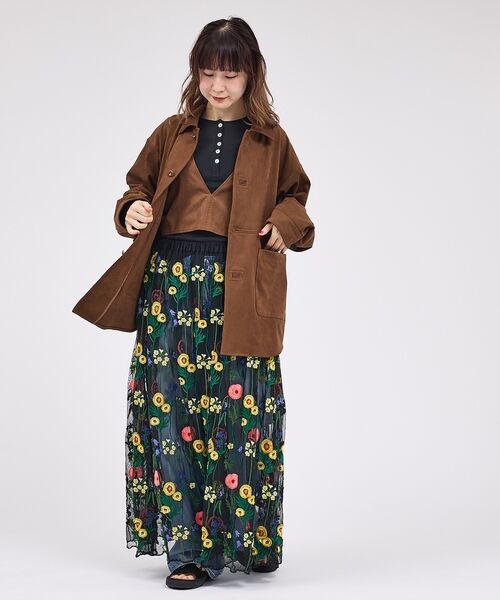 Rouge vif la cle / ルージュ・ヴィフ ラクレ ベスト | 【Le Melange/ル・メランジュ】ECOスウェードビスチェ/フェイクレザー | 詳細5