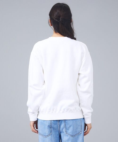 Rouge vif la cle / ルージュ・ヴィフ ラクレ スウェット | 【Le Melange/ル・メランジュ】ロゴプリントスウェット/スポーティー【W | 詳細3