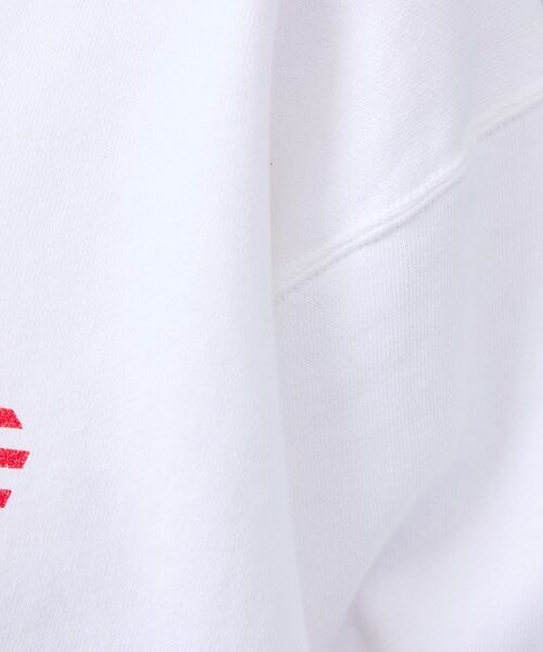 Rouge vif la cle / ルージュ・ヴィフ ラクレ スウェット | 【Le Melange/ル・メランジュ】ロゴプリントスウェット/スポーティー【W | 詳細5