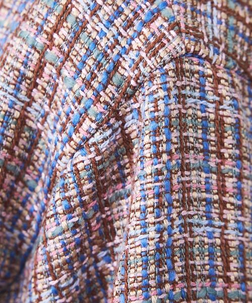 Rouge vif la cle / ルージュ・ヴィフ ラクレ ノーカラージャケット | 【Le Melange/ル・メランジュ】ツイードジャケット/ノーカラージャケット | 詳細9