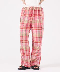 Rouge vif la cle / ルージュ・ヴィフ ラクレ パンツ | 【Le Melange/ル・メランジュ】総柄イージーパンツ/チェック柄/バルーン