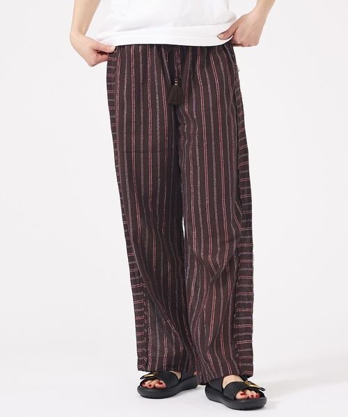 Rouge vif la cle / ルージュ・ヴィフ ラクレ パンツ | 【Le Melange/ル・メランジュ】総柄イージーパンツ/チェック柄/バルーン | 詳細1