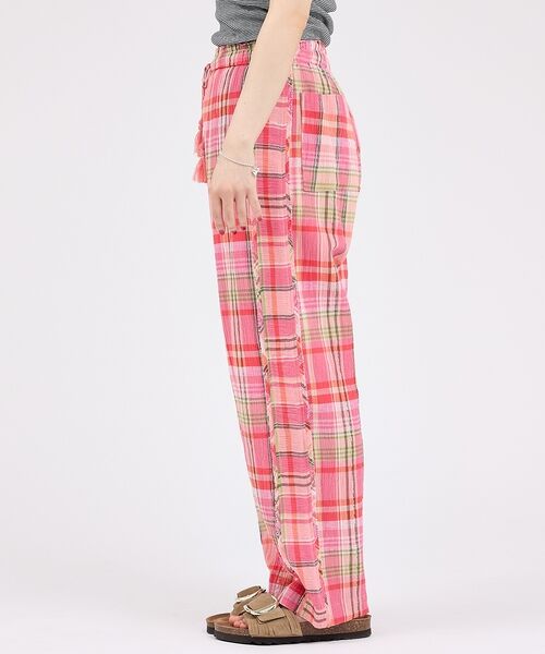 Rouge vif la cle / ルージュ・ヴィフ ラクレ パンツ | 【Le Melange/ル・メランジュ】総柄イージーパンツ/チェック柄/バルーン | 詳細16