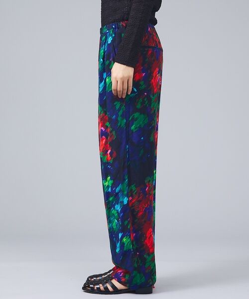 Rouge vif la cle / ルージュ・ヴィフ ラクレ パンツ | 【Le Melange/ル・メランジュ】フラワープリントイージーパンツ/ウエスト | 詳細5