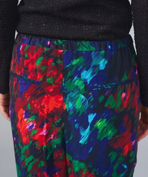 Rouge vif la cle / ルージュ・ヴィフ ラクレ パンツ | 【Le Melange/ル・メランジュ】フラワープリントイージーパンツ/ウエスト | 詳細8