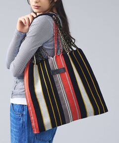 Rouge vif la cle / ルージュ・ヴィフ ラクレ トートバッグ | 【MOON BIRD/ムーンバード】手織りハンモックトートバッグ/手織り/A4サ