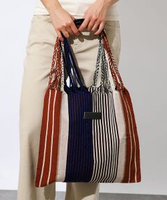 Rouge vif la cle / ルージュ・ヴィフ ラクレ トートバッグ | 【MOON BIRD/ムーンバード】手織りハンモックトートバッグ/手織り/A4サ