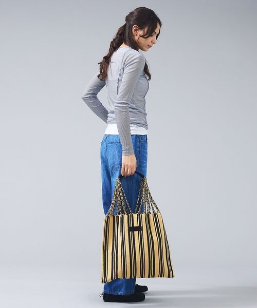 Rouge vif la cle / ルージュ・ヴィフ ラクレ トートバッグ | 【MOON BIRD/ムーンバード】手織りハンモックトートバッグ/手織り/A4サ | 詳細9