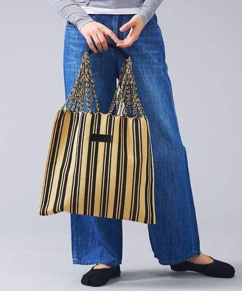 Rouge vif la cle / ルージュ・ヴィフ ラクレ トートバッグ | 【MOON BIRD/ムーンバード】手織りハンモックトートバッグ/手織り/A4サ | 詳細10