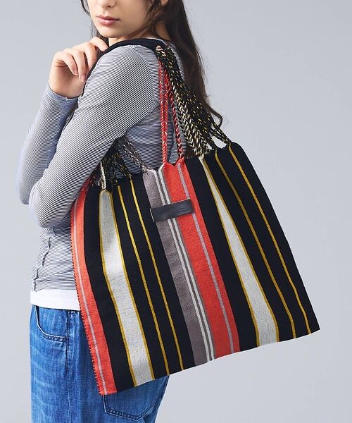 Rouge vif la cle / ルージュ・ヴィフ ラクレ トートバッグ | 【MOON BIRD/ムーンバード】手織りハンモックトートバッグ/手織り/A4サ（その他4）