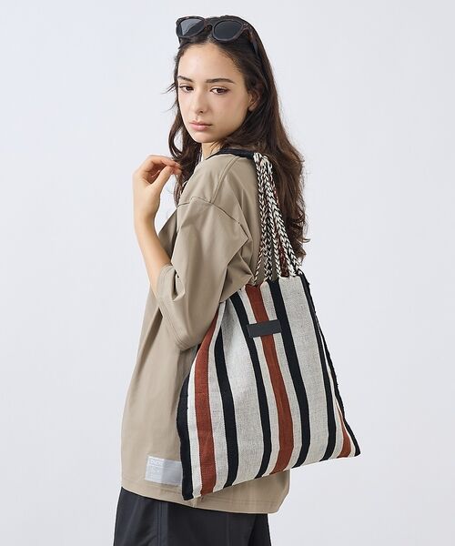 Rouge vif la cle / ルージュ・ヴィフ ラクレ トートバッグ | 【MOON BIRD/ムーンバード】手織りハンモックトートバッグ/手織り/A4サ | 詳細23