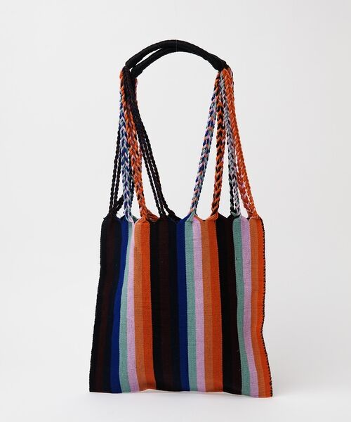 Rouge vif la cle / ルージュ・ヴィフ ラクレ トートバッグ | 【MOON BIRD/ムーンバード】手織りハンモックトートバッグS/手織り【WE | 詳細10