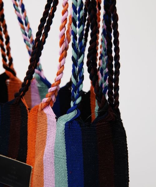 Rouge vif la cle / ルージュ・ヴィフ ラクレ トートバッグ | 【MOON BIRD/ムーンバード】手織りハンモックトートバッグS/手織り【WE | 詳細12