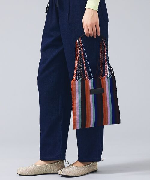 Rouge vif la cle / ルージュ・ヴィフ ラクレ トートバッグ | 【MOON BIRD/ムーンバード】手織りハンモックトートバッグS/手織り【WE | 詳細5