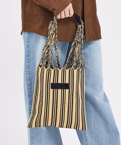 Rouge vif la cle / ルージュ・ヴィフ ラクレ トートバッグ | 【MOON BIRD/ムーンバード】手織りハンモックトートバッグS/手織り【WE（その他2）