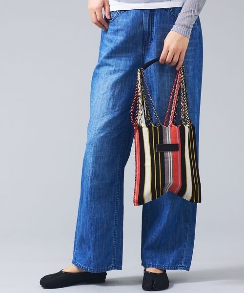 Rouge vif la cle / ルージュ・ヴィフ ラクレ トートバッグ | 【MOON BIRD/ムーンバード】手織りハンモックトートバッグS/手織り【WE | 詳細27