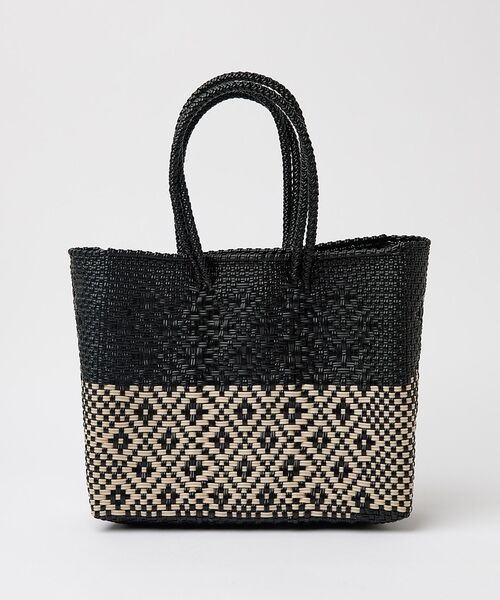 Rouge vif la cle / ルージュ・ヴィフ ラクレ トートバッグ | 【MOON BIRD/ムーンバード】手編みのメルカドバッグS/かごバッグ/ハンド（ブラック系その他2）