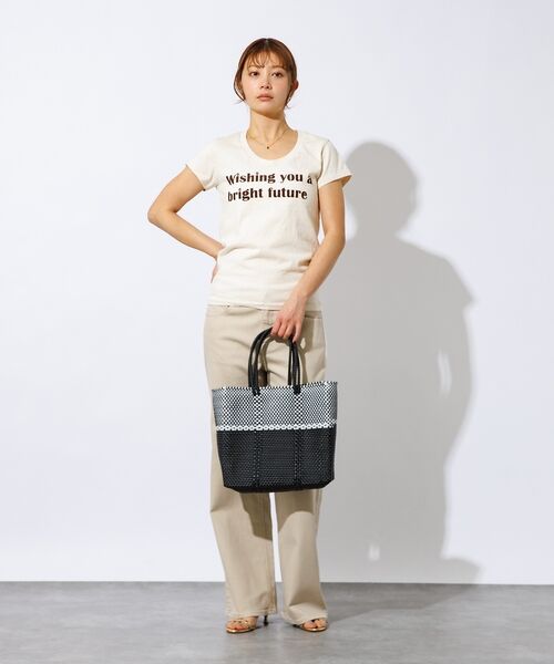 Rouge vif la cle / ルージュ・ヴィフ ラクレ かごバック | 【MOON BIRD/ムーンバード】手編みのメルカドバッグM/かごバッグ/軽量/ | 詳細1