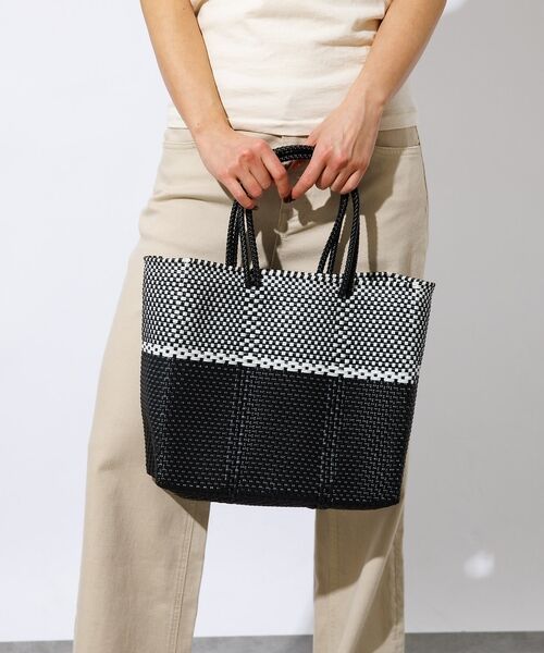 Rouge vif la cle / ルージュ・ヴィフ ラクレ かごバック | 【MOON BIRD/ムーンバード】手編みのメルカドバッグM/かごバッグ/軽量/ | 詳細3