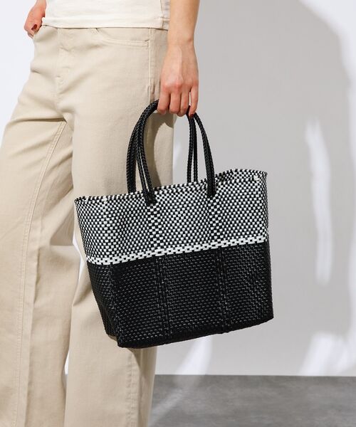 Rouge vif la cle / ルージュ・ヴィフ ラクレ かごバック | 【MOON BIRD/ムーンバード】手編みのメルカドバッグM/かごバッグ/軽量/ | 詳細4