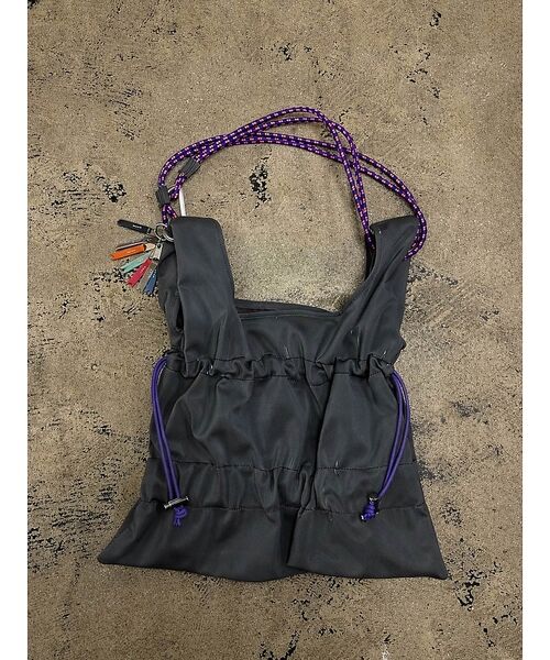 Rouge vif la cle / ルージュ・ヴィフ ラクレ ショルダーバッグ | 【cheek/チーク】　TieredcodeoneShoulder/ティアードコ（グレー）