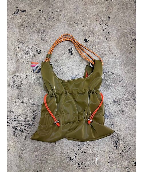 Rouge vif la cle / ルージュ・ヴィフ ラクレ ショルダーバッグ | 【cheek/チーク】　TieredcodeoneShoulder/ティアードコ（カーキ）