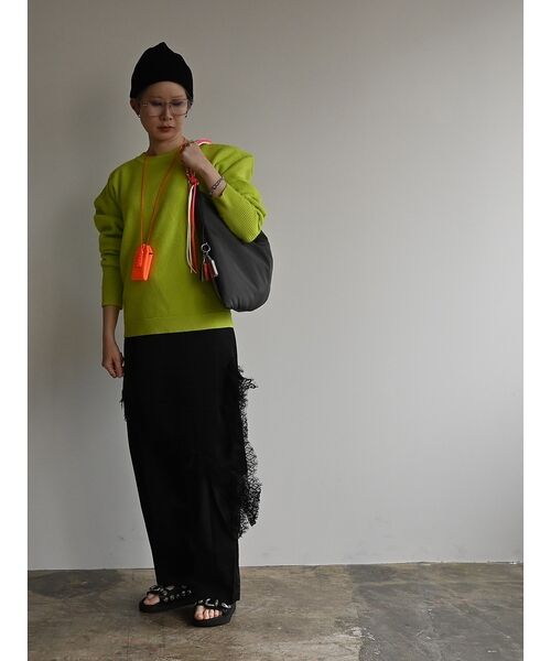 Rouge vif la cle / ルージュ・ヴィフ ラクレ ショルダーバッグ | 【cheek/チーク】ネオンハンドルトライアングルショルダー/C26002/ワン | 詳細8