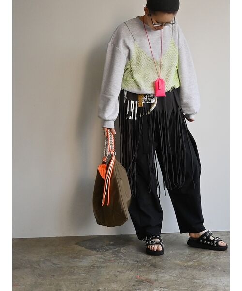 Rouge vif la cle / ルージュ・ヴィフ ラクレ ショルダーバッグ | 【cheek/チーク】ネオンハンドルトライアングルショルダー/C26002/ワン | 詳細23