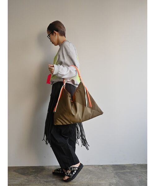 Rouge vif la cle / ルージュ・ヴィフ ラクレ ショルダーバッグ | 【cheek/チーク】ネオンハンドルトライアングルショルダー/C26002/ワン | 詳細19