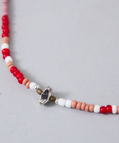 Rouge vif la cle / ルージュ・ヴィフ ラクレ ネックレス・ペンダント・チョーカー | 【Le Melange/ル・メランジュ】ビーズネックレス/シェルビーズ/ブレスレ | 詳細3
