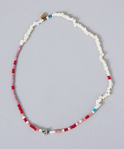 Rouge vif la cle / ルージュ・ヴィフ ラクレ ネックレス・ペンダント・チョーカー | 【Le Melange/ル・メランジュ】ビーズネックレス/シェルビーズ/ブレスレ（その他）