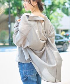 Rouge vif la cle / ルージュ・ヴィフ ラクレ シャツ・ブラウス | 【定番人気】【ロングセラー】バックツイストシャツ