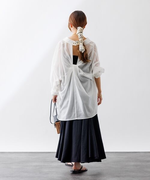 Rouge vif la cle / ルージュ・ヴィフ ラクレ シャツ・ブラウス | 【定番人気】【ロングセラー】バックツイストシャツ | 詳細2