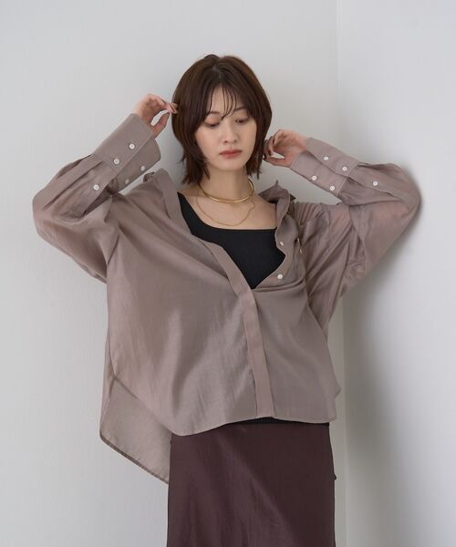 Rouge vif la cle / ルージュ・ヴィフ ラクレ シャツ・ブラウス | 【定番人気】【ロングセラー】バックツイストシャツ | 詳細5