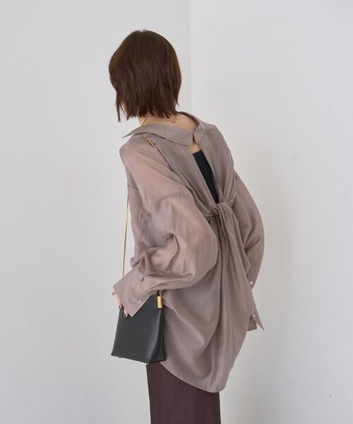 Rouge vif la cle / ルージュ・ヴィフ ラクレ シャツ・ブラウス | 【定番人気】【ロングセラー】バックツイストシャツ | 詳細8