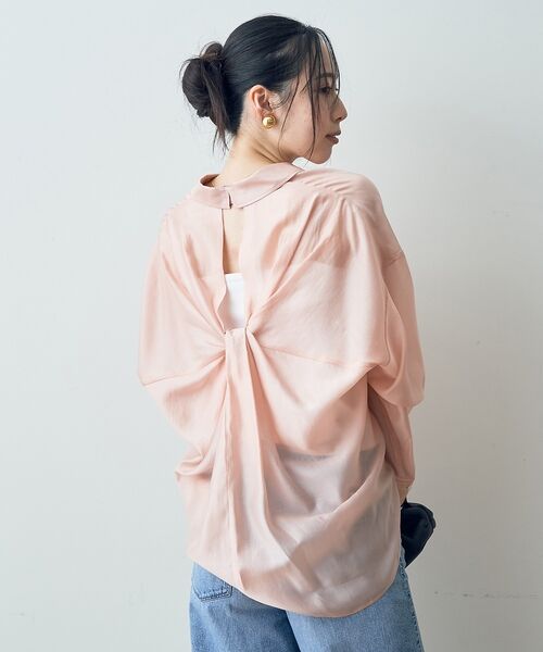 Rouge vif la cle / ルージュ・ヴィフ ラクレ シャツ・ブラウス | 【定番人気】【ロングセラー】バックツイストシャツ | 詳細22