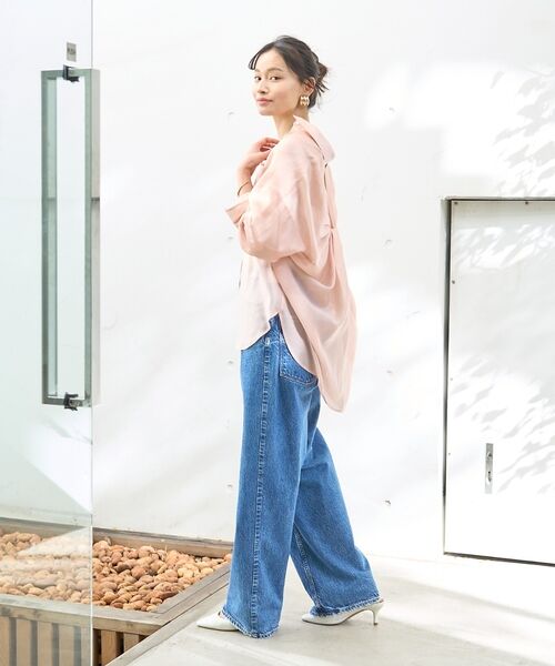 Rouge vif la cle / ルージュ・ヴィフ ラクレ シャツ・ブラウス | 【定番人気】【ロングセラー】バックツイストシャツ | 詳細25