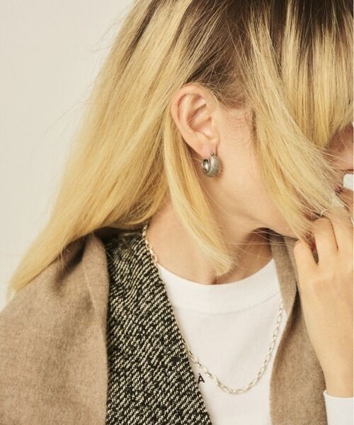 Rouge vif la cle / ルージュ・ヴィフ ラクレ ピアス・イヤリング | 【OCUCCI jewelry/オクチ ジュエリー】Hoop-strip M シ | 詳細1