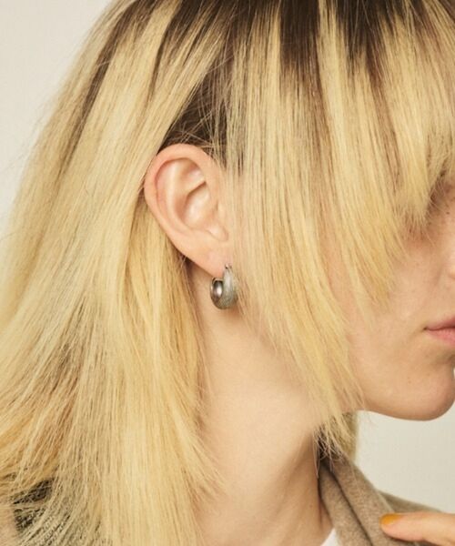 Rouge vif la cle / ルージュ・ヴィフ ラクレ ピアス・イヤリング | 【OCUCCI jewelry/オクチ ジュエリー】Hoop-strip M シ | 詳細3