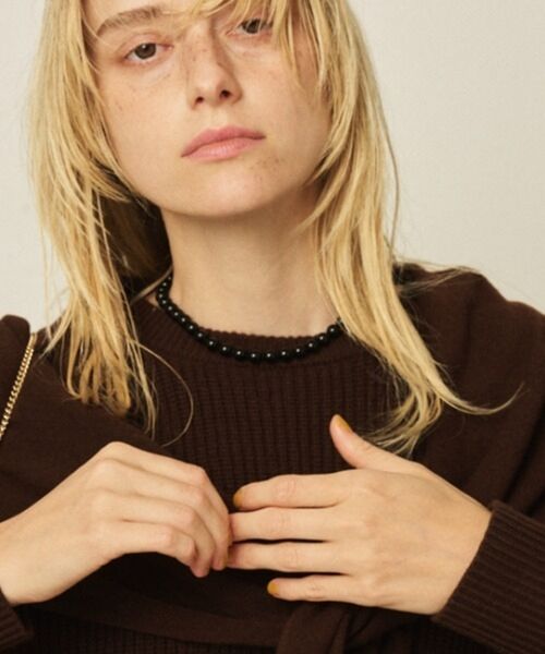 Rouge vif la cle / ルージュ・ヴィフ ラクレ ネックレス・ペンダント・チョーカー | 【OCUCCI jewelry/オクチ ジュエリー】Stone Choker-o | 詳細1