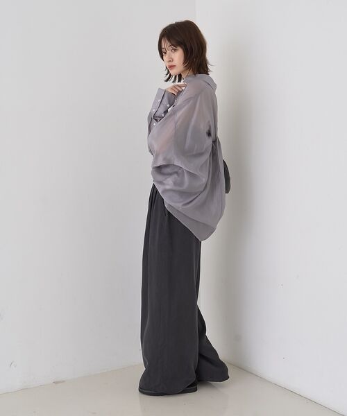 Rouge vif la cle / ルージュ・ヴィフ ラクレ シャツ・ブラウス | 【定番人気】【ロングセラー】バックツイストシャツ | 詳細12