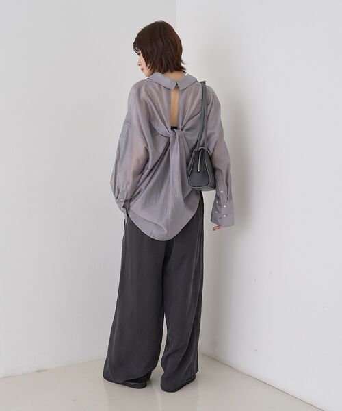 Rouge vif la cle / ルージュ・ヴィフ ラクレ シャツ・ブラウス | 【定番人気】【ロングセラー】バックツイストシャツ | 詳細13