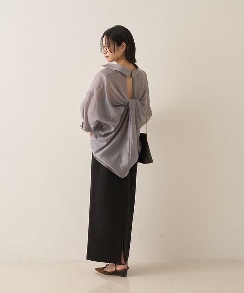 Rouge vif la cle / ルージュ・ヴィフ ラクレ シャツ・ブラウス | 【定番人気】【ロングセラー】バックツイストシャツ | 詳細16