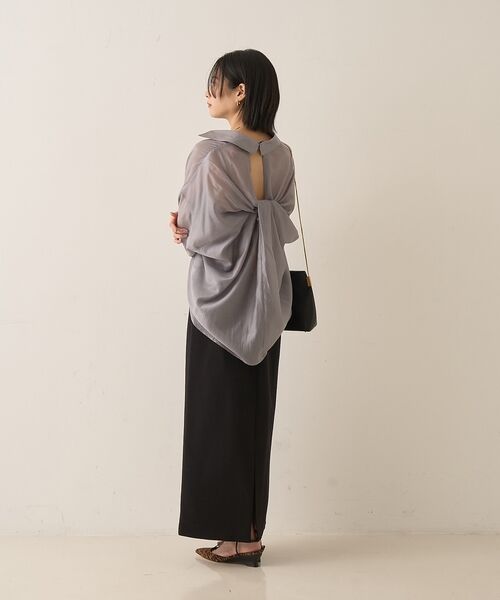 Rouge vif la cle / ルージュ・ヴィフ ラクレ シャツ・ブラウス | 【定番人気】【ロングセラー】バックツイストシャツ | 詳細17