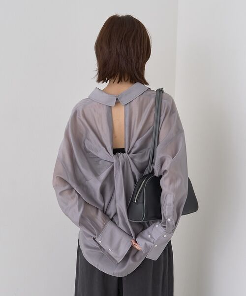 Rouge vif la cle / ルージュ・ヴィフ ラクレ シャツ・ブラウス | 【定番人気】【ロングセラー】バックツイストシャツ | 詳細4