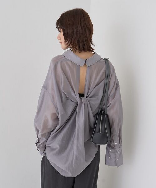 Rouge vif la cle / ルージュ・ヴィフ ラクレ シャツ・ブラウス | 【定番人気】【ロングセラー】バックツイストシャツ | 詳細6